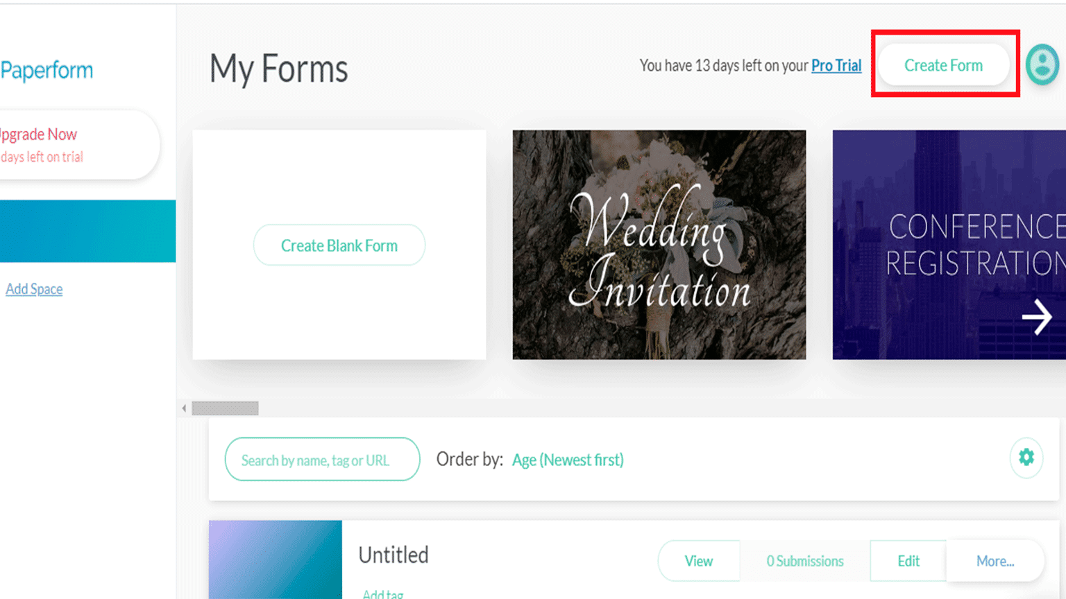 Paperform tutorial